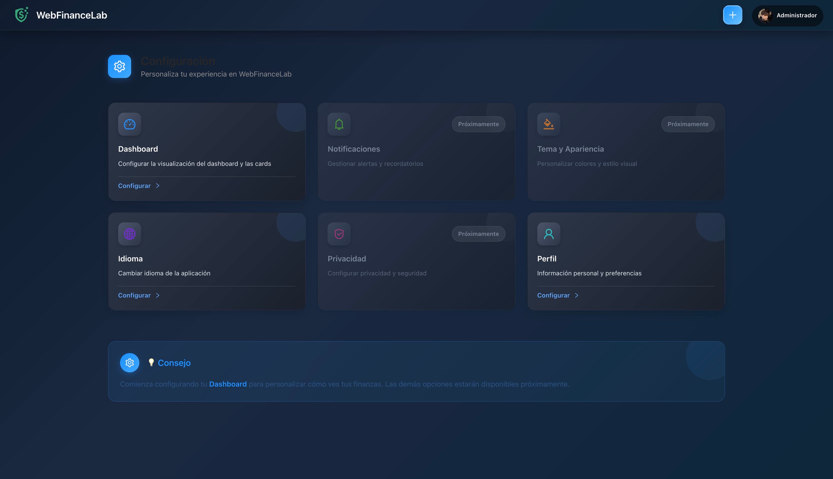 WebFinanceLab screenshot 3